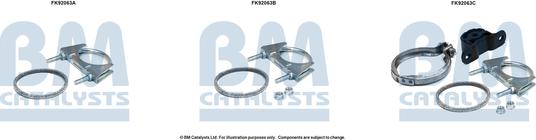 BM Catalysts FK92063 - Монтажный комплект, катализатор autosila-amz.com