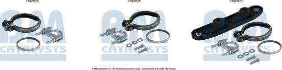 BM Catalysts FK92062 - Монтажный комплект, катализатор autosila-amz.com