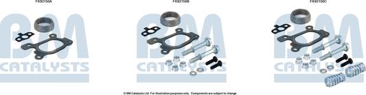 BM Catalysts FK92150 - Монтажный комплект, катализатор autosila-amz.com