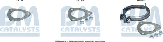 BM Catalysts FK92275 - Монтажный комплект, катализатор autosila-amz.com