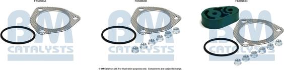 BM Catalysts FK50963 - Монтажный комплект, труба выхлопного газа autosila-amz.com