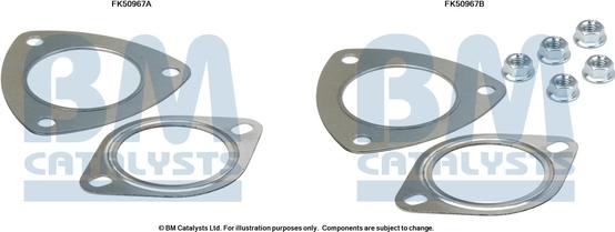 BM Catalysts FK50967 - Монтажный комплект, труба выхлопного газа autosila-amz.com