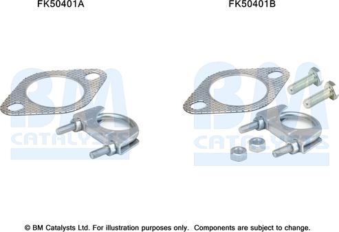 BM Catalysts FK50401 - Монтажный комплект, труба выхлопного газа autosila-amz.com