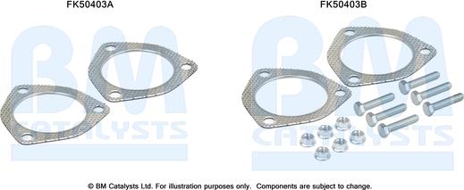 BM Catalysts FK50403 - Монтажный комплект, труба выхлопного газа autosila-amz.com