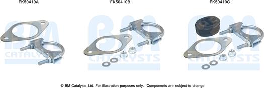 BM Catalysts FK50410 - Монтажный комплект, труба выхлопного газа autosila-amz.com