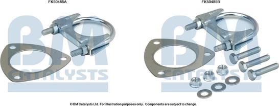 BM Catalysts FK50485 - Монтажный комплект, труба выхлопного газа autosila-amz.com