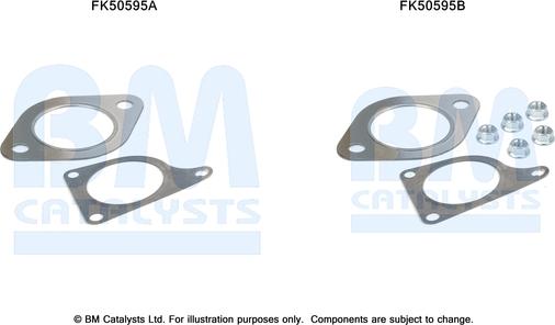 BM Catalysts FK50595 - Монтажный комплект, труба выхлопного газа autosila-amz.com