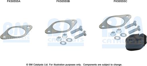 BM Catalysts FK50555 - Монтажный комплект, труба выхлопного газа autosila-amz.com