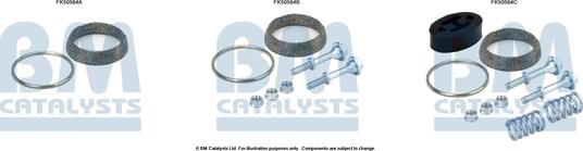 BM Catalysts FK50564 - Монтажный комплект, труба выхлопного газа autosila-amz.com