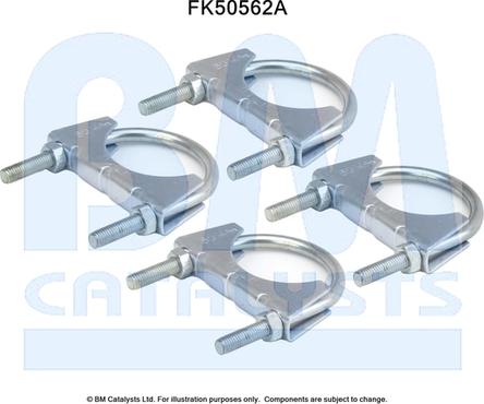 BM Catalysts FK50562 - Монтажный комплект, труба выхлопного газа autosila-amz.com