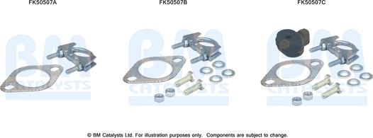 BM Catalysts FK50507 - Монтажный комплект, труба выхлопного газа autosila-amz.com