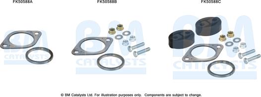 BM Catalysts FK50588 - Монтажный комплект, труба выхлопного газа autosila-amz.com