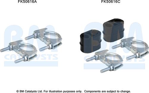 BM Catalysts FK50616 - Монтажный комплект, труба выхлопного газа autosila-amz.com