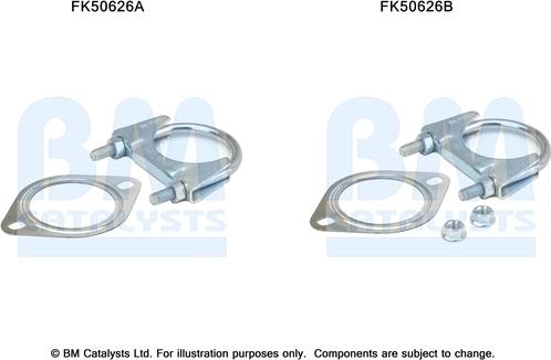 BM Catalysts FK50626 - Монтажный комплект, труба выхлопного газа autosila-amz.com