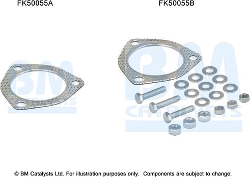 BM Catalysts FK50055 - Монтажный комплект, труба выхлопного газа autosila-amz.com