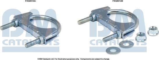 BM Catalysts FK50014 - Монтажный комплект, труба выхлопного газа autosila-amz.com