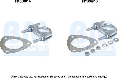 BM Catalysts FK50081 - Монтажный комплект, труба выхлопного газа autosila-amz.com