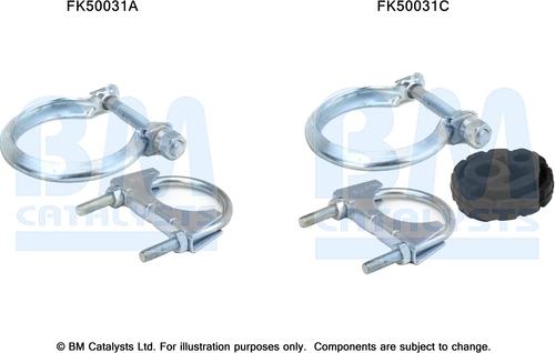 BM Catalysts FK50031 - Монтажный комплект, труба выхлопного газа autosila-amz.com