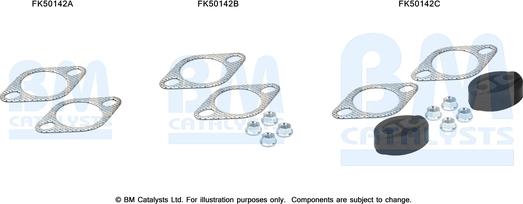 BM Catalysts FK50142 - Монтажный комплект, труба выхлопного газа autosila-amz.com