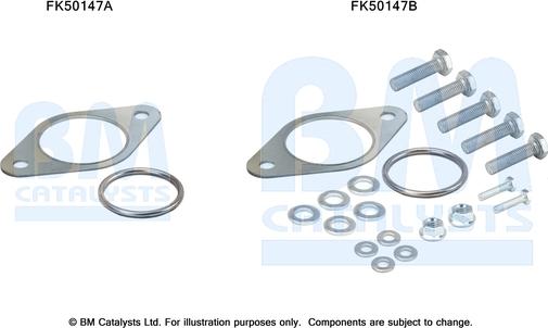 BM Catalysts FK50147 - Монтажный комплект, труба выхлопного газа autosila-amz.com