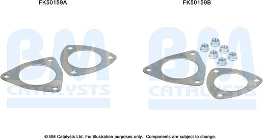 BM Catalysts FK50159 - Монтажный комплект, труба выхлопного газа autosila-amz.com