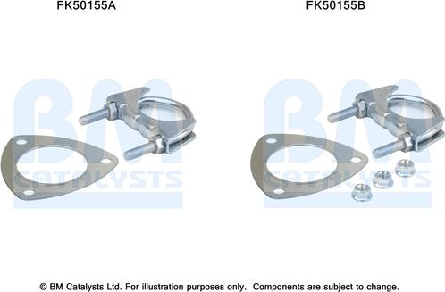 BM Catalysts FK50155 - Монтажный комплект, труба выхлопного газа autosila-amz.com