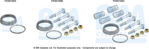 BM Catalysts FK50150 - Монтажный комплект, труба выхлопного газа autosila-amz.com