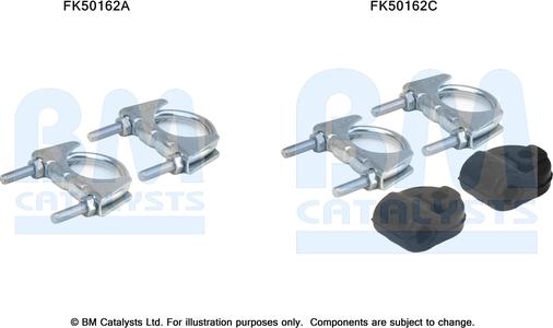 BM Catalysts FK50162 - Монтажный комплект, труба выхлопного газа autosila-amz.com