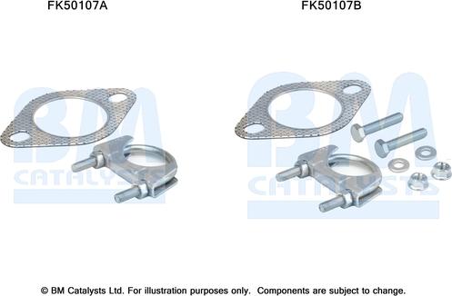 BM Catalysts FK50107 - Монтажный комплект, труба выхлопного газа autosila-amz.com