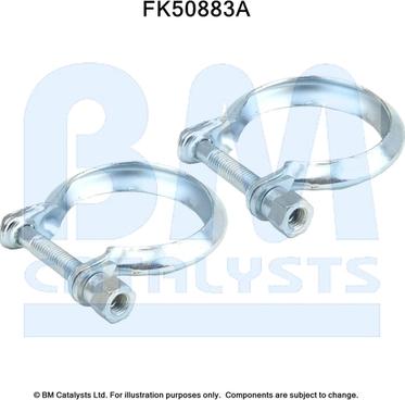 BM Catalysts FK50883 - Монтажный комплект, труба выхлопного газа autosila-amz.com