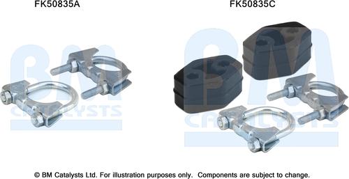 BM Catalysts FK50835 - Монтажный комплект, труба выхлопного газа autosila-amz.com