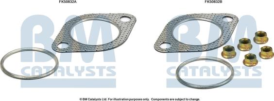 BM Catalysts FK50832 - Монтажный комплект, труба выхлопного газа autosila-amz.com