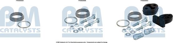 BM Catalysts FK50355 - Монтажный комплект, труба выхлопного газа autosila-amz.com