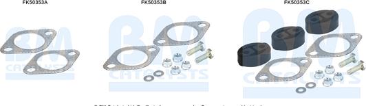 BM Catalysts FK50353 - Монтажный комплект, труба выхлопного газа autosila-amz.com