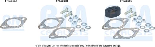 BM Catalysts FK50368 - Монтажный комплект, труба выхлопного газа autosila-amz.com