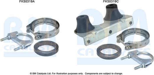 BM Catalysts FK50319 - Монтажный комплект, труба выхлопного газа autosila-amz.com