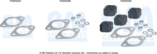 BM Catalysts FK50334 - Монтажный комплект, труба выхлопного газа autosila-amz.com