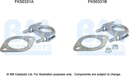 BM Catalysts FK50331 - Монтажный комплект, труба выхлопного газа autosila-amz.com