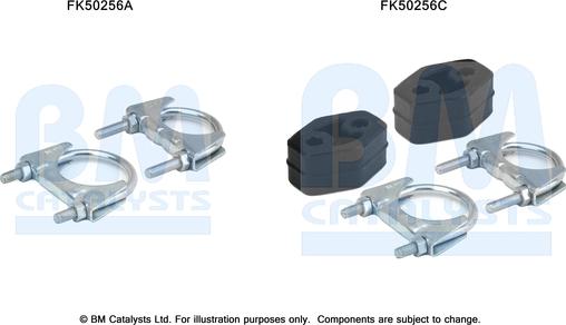 BM Catalysts FK50256 - Монтажный комплект, труба выхлопного газа autosila-amz.com