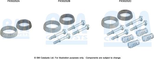 BM Catalysts FK50252 - Монтажный комплект, труба выхлопного газа autosila-amz.com