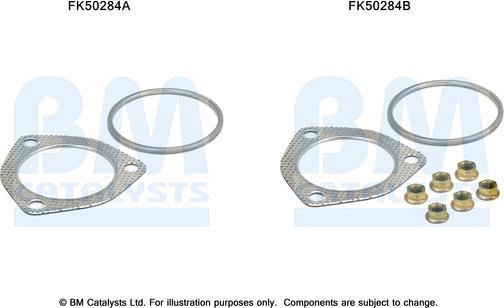 BM Catalysts FK50284 - Монтажный комплект, труба выхлопного газа autosila-amz.com