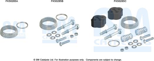 BM Catalysts FK50285 - Монтажный комплект, труба выхлопного газа autosila-amz.com