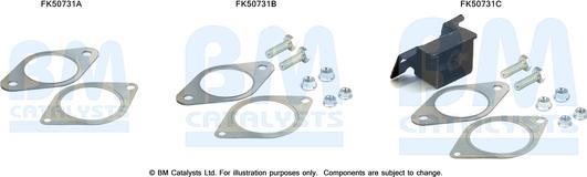 BM Catalysts FK50731 - Монтажный комплект, труба выхлопного газа autosila-amz.com