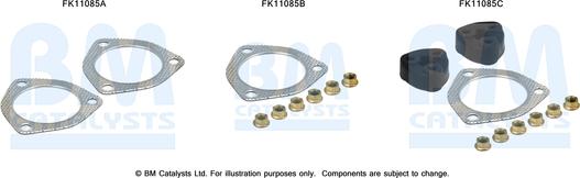 BM Catalysts FK11085 - Монтажный комплект, сажевый / частичный фильтр autosila-amz.com