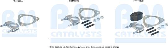 BM Catalysts FK11039 - Монтажный комплект, сажевый / частичный фильтр autosila-amz.com