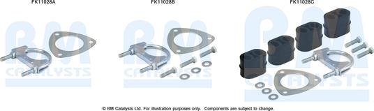 BM Catalysts FK11028 - Монтажный комплект, сажевый / частичный фильтр autosila-amz.com