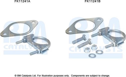 BM Catalysts FK11241 - Монтажный комплект, сажевый / частичный фильтр autosila-amz.com