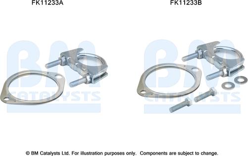 BM Catalysts FK11233 - Монтажный комплект, сажевый / частичный фильтр autosila-amz.com