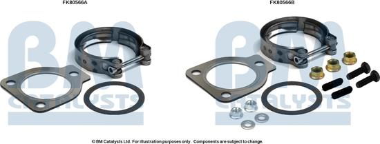 BM Catalysts FK80566 - Монтажный комплект, катализатор autosila-amz.com