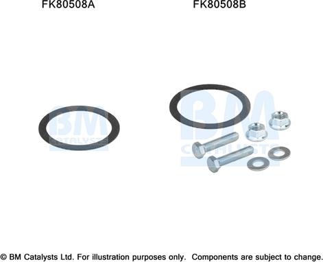 BM Catalysts FK80508 - Монтажный комплект, катализатор autosila-amz.com